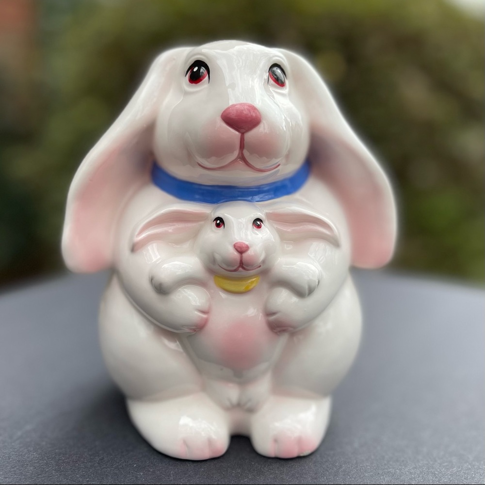 Coin Bank - Ceramic Rabbit Easter